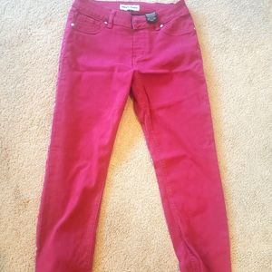 Burgundy Red ladies pants size 8